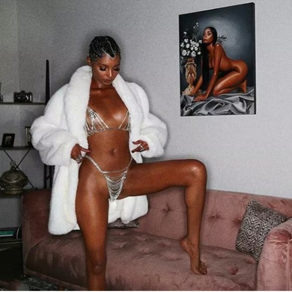 New diamond bling studded undies Valentine Day - Picture 4 of 5